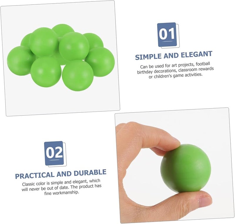 Light Green Table Soccer Balls 10pcs 3 6x3 6CM Football Game Supplies Desktop Game - Image 3